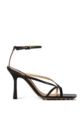 Stretch Leather Sandals